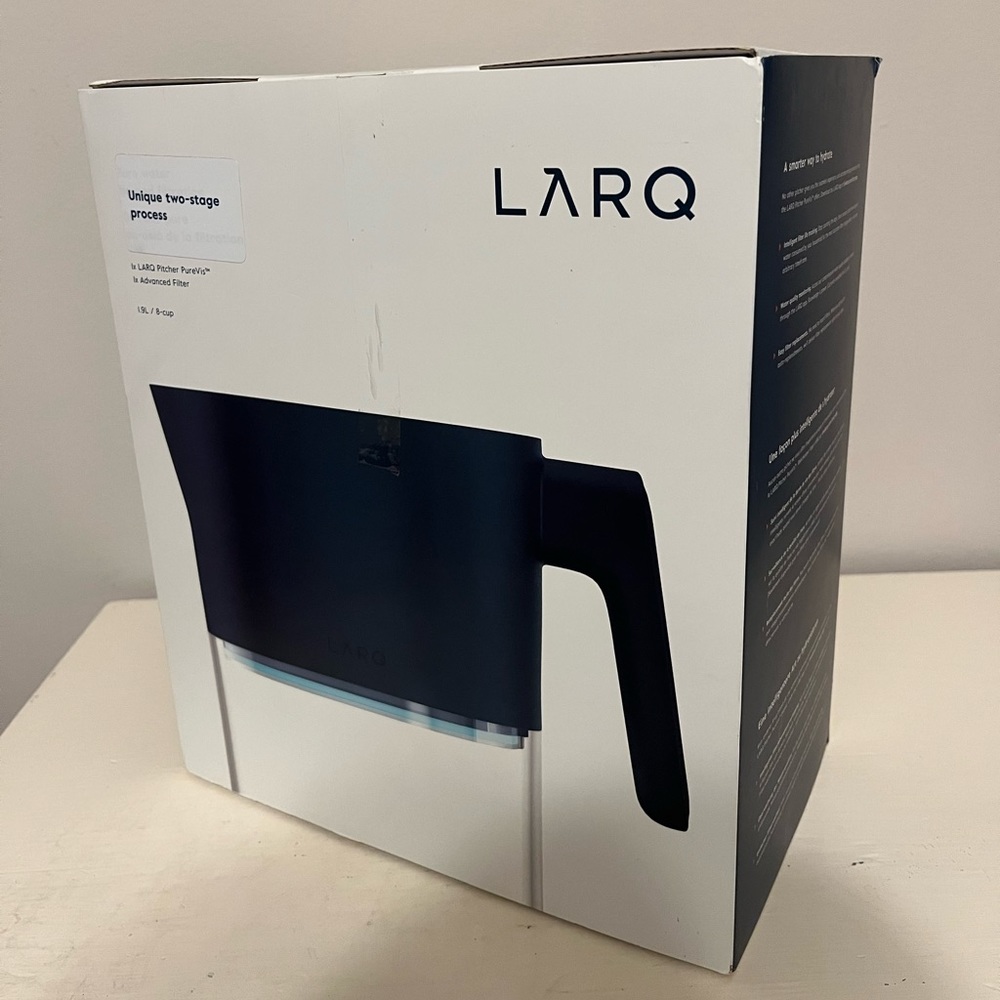 BRAND NEW LARQ WATER FILTER PITCHER